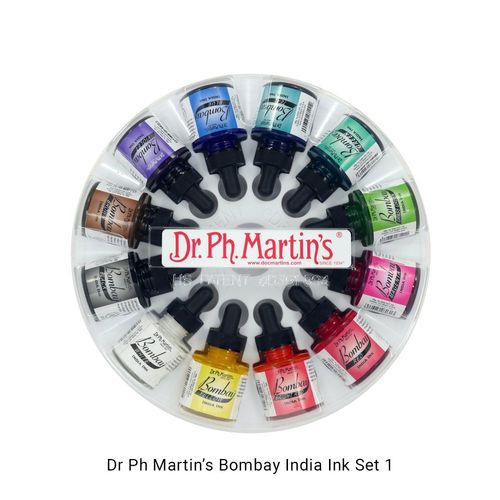 Dr Ph Martins Bombay India Ink 12 x 30ml Sets 1
