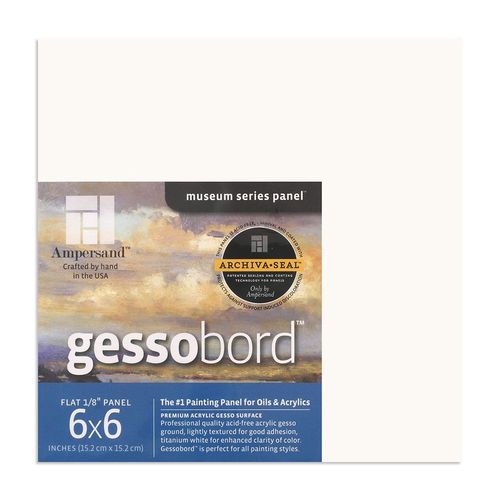 Ampersand Gessobord 6"x6" (Pack of 4)
