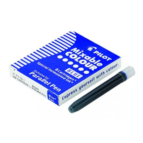 Pilot Parallel Pens 6 x Blue Ink Cartridges