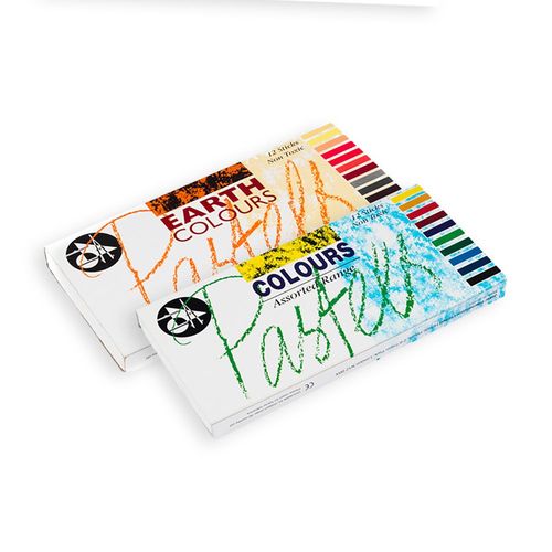 Jakar Coloured Pastel Sets of 12 Sticks Assorted Colours