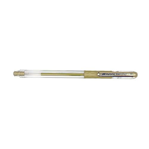 Pentel Hybrid Gel Grip Pen Gold)