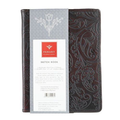 Panart Embossed Leather Journal A5