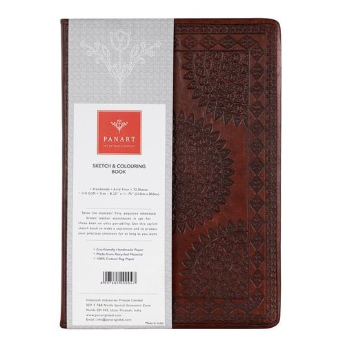 Panart Embossed Leather Journal A4