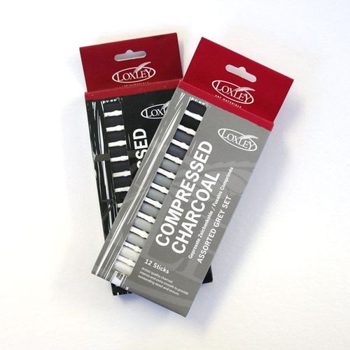 Loxley Compressed Charcoal Assorted Grey