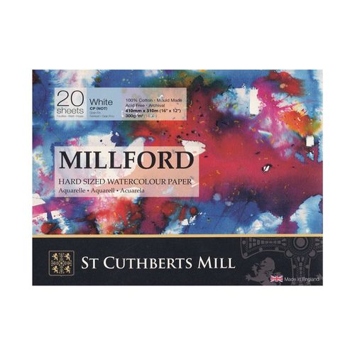 Millford 140lb Watercolour Paper Blocks 16" x 12"