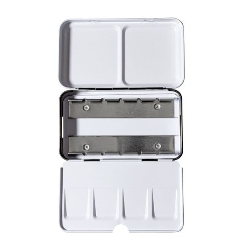 Loxley Lightweight Metal Tin Watercolour Boxes 12 Half Pan/6 Whole Pan