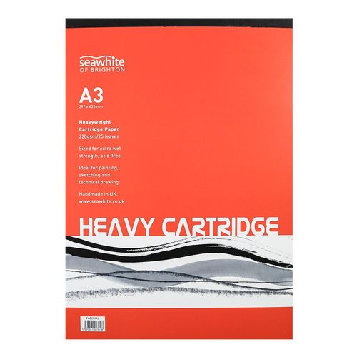 Seawhite Heavyweight Cartridge Paper Pad A3