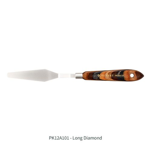 Panart Densified Wood Palette Knives Long Diamond
