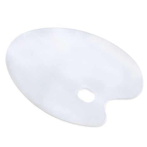 Perspex Artists Oil Painting Palette White Perspex Artists Oil Painting Palette