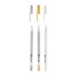Sakura Gelly Roll Gel Pens 3 Pack (White, Silver, Gold) preview