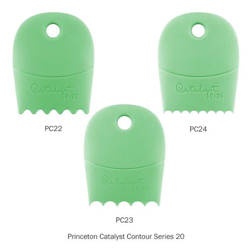 Princeton Catalyst Contour Painting Tools 20 (Green) Size 24