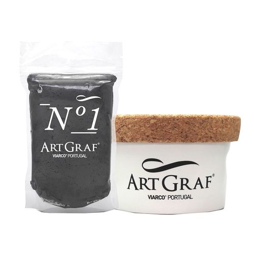 ArtGraf Graphite Drawing Putty in Ceramic Pot