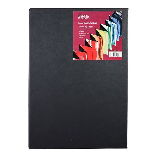 Seawhite Concertina Sketchbook with Case A4 (70 Pages)