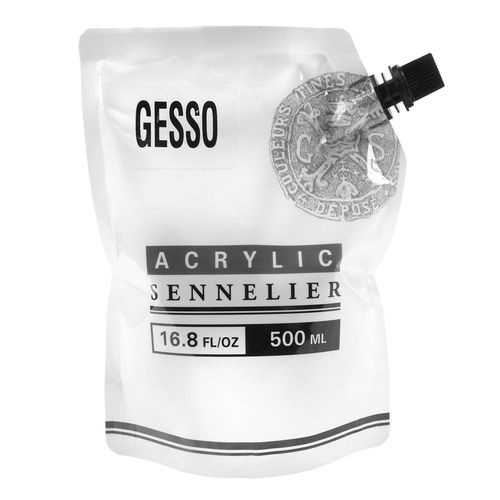 Sennelier Abstract Acrylic Gesso 500ml Pouch