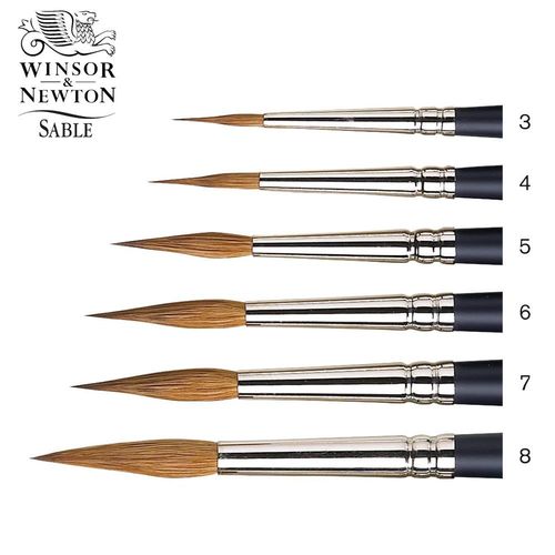 W&N Artists' Watercolour Sable Brush Pointed Round 6