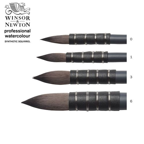 Winsor & Newton Professional Watercolour Synthetic Squirrel Quill Wash Brush 1