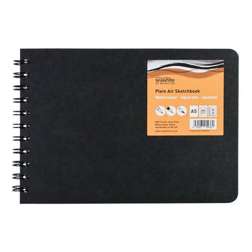 Seawhite Plein Air Watercolour Sketchbook A5 Landscape 350gsm